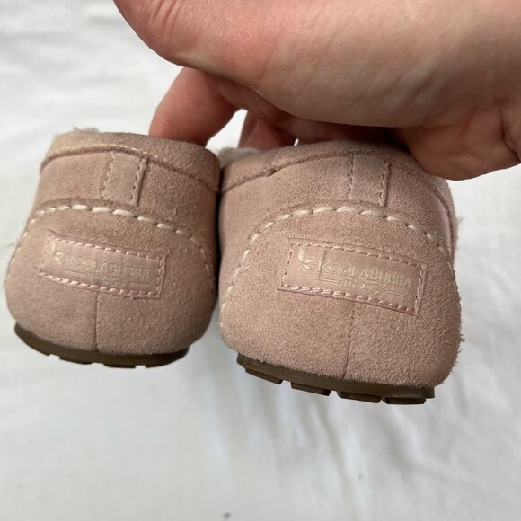 Koolaburra Womens Pink Suede Lezly Moccasin Slippers Size 10 - Picture 6 of 8